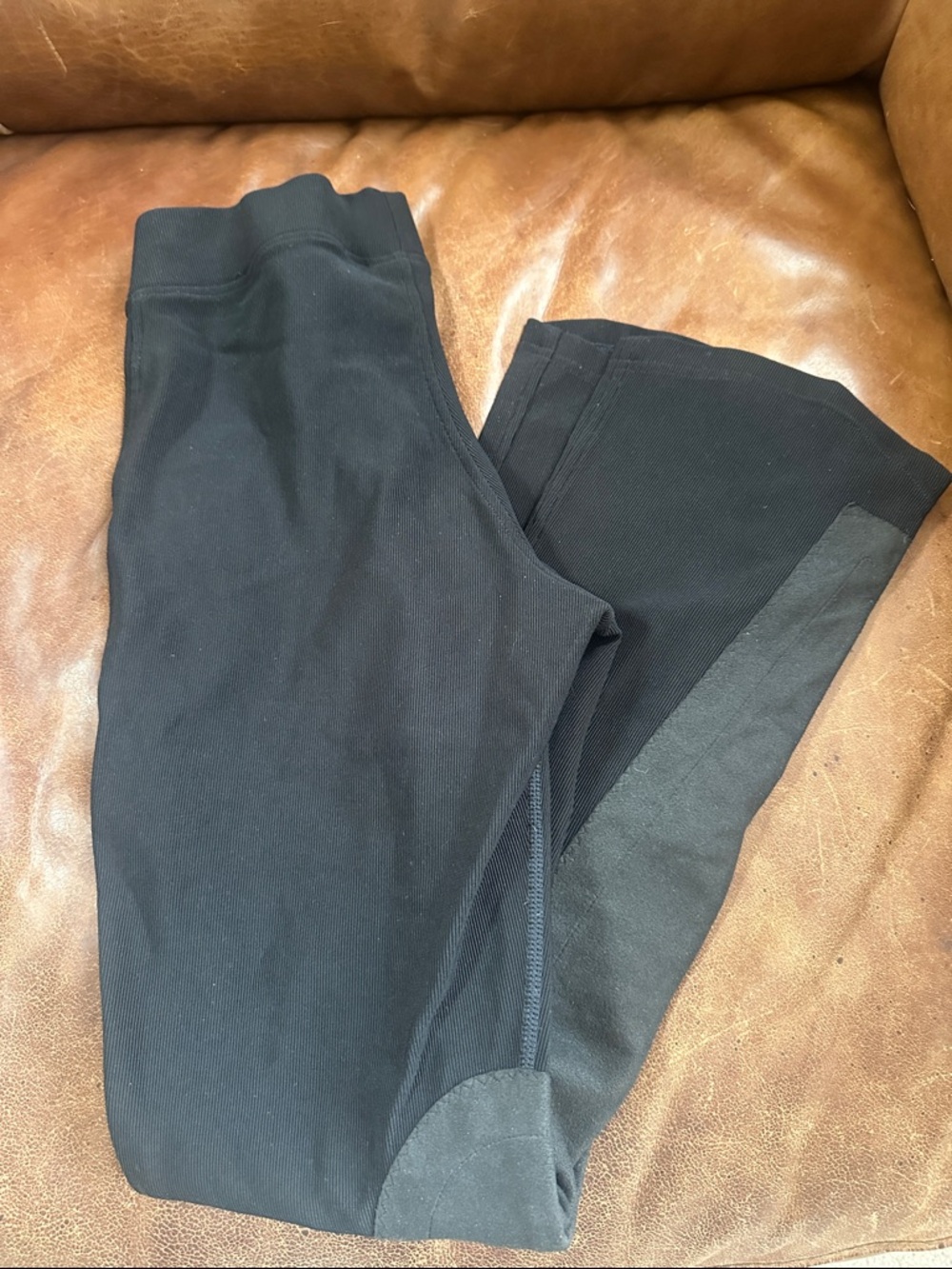 Kerrits Black Performance Equestrian Jodhpurs Bootcut Pants Microcord - Picture 3 of 3